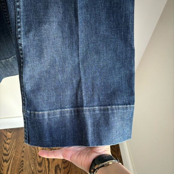 J. Jill Women’s stretch trouser jeans pants wide leg size 8 - EUC! - Picture 6 of 12